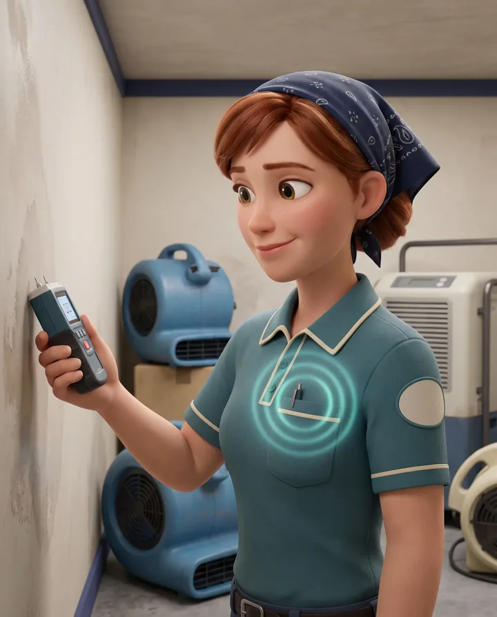 Animated Emergency Restoration character